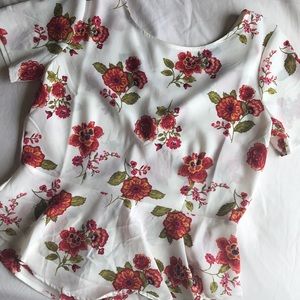 Floral Peplum Top